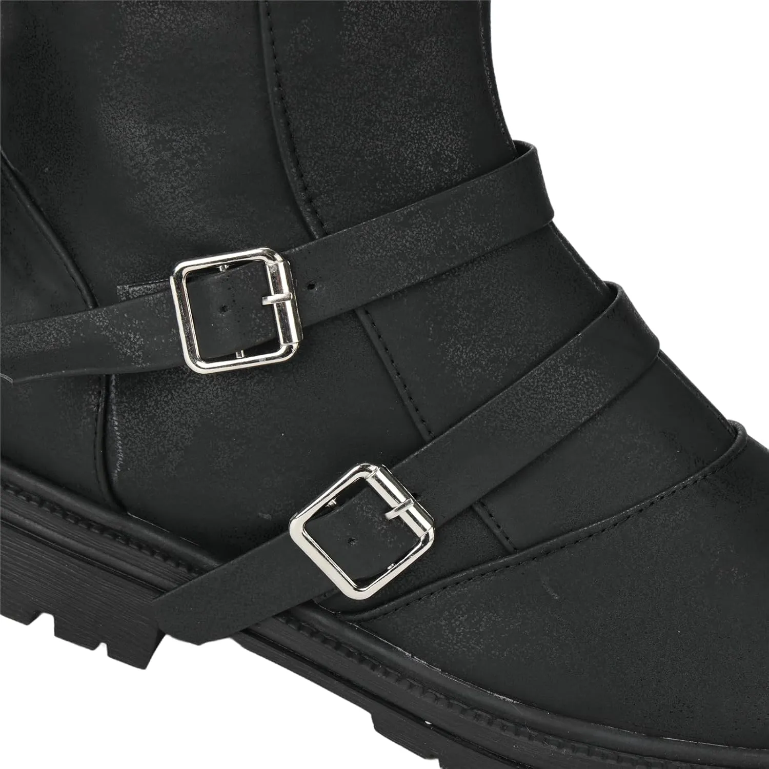 Renaissance PU Leather Medieval Pirate Boots Fashion Men's Steampunk Riding Long Boots for Halloween