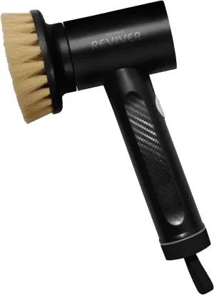 Reviver Handheld Electric Scrub Brush Made for Sneakers with 4 Premium Brushes, Built in Battery, USB-C Rechargeable