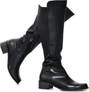 RF ROOM OF FASHION Women's Wide Calf Knee High Riding Boots