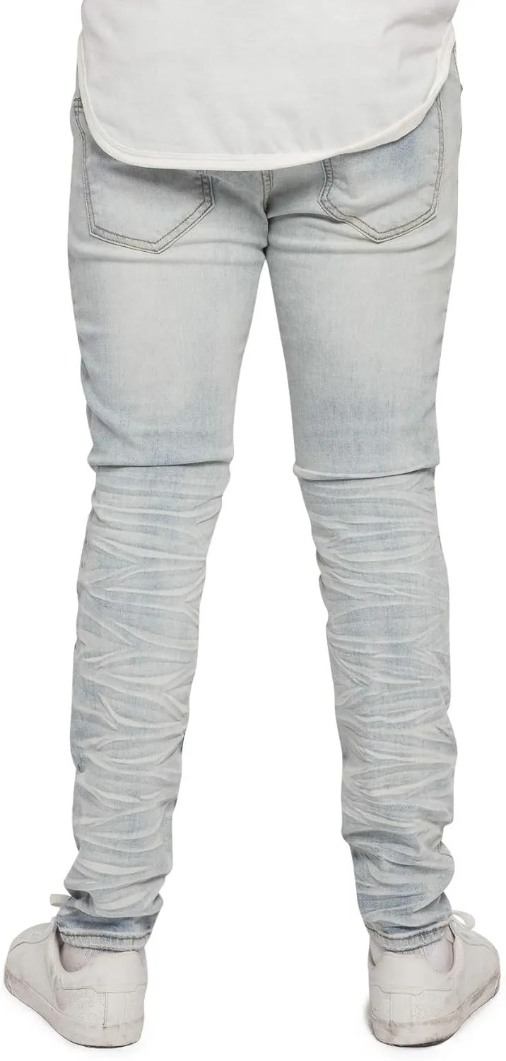 Ribbed Thigh Biker Moto Style Bottoms