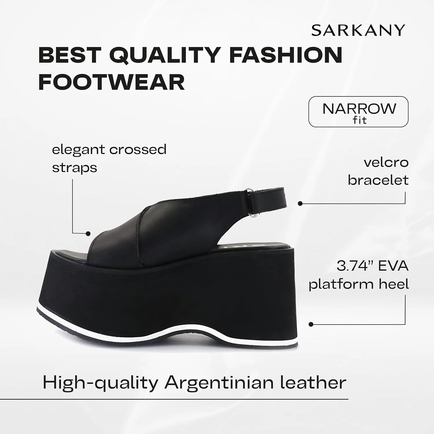 RICKY SARKANY | Sandals Women Comfortable | Sandals Women - Women Sandals - Shoes for Women | Flip Flops for Women - Platform Sandals - Slippers for Women - Heels for Women | Handmade Sandals