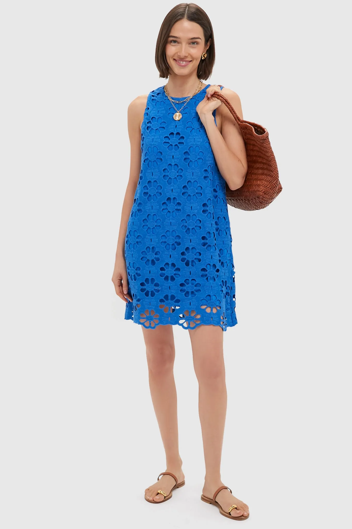 Sapphire Blue Lace Marlowe Dress