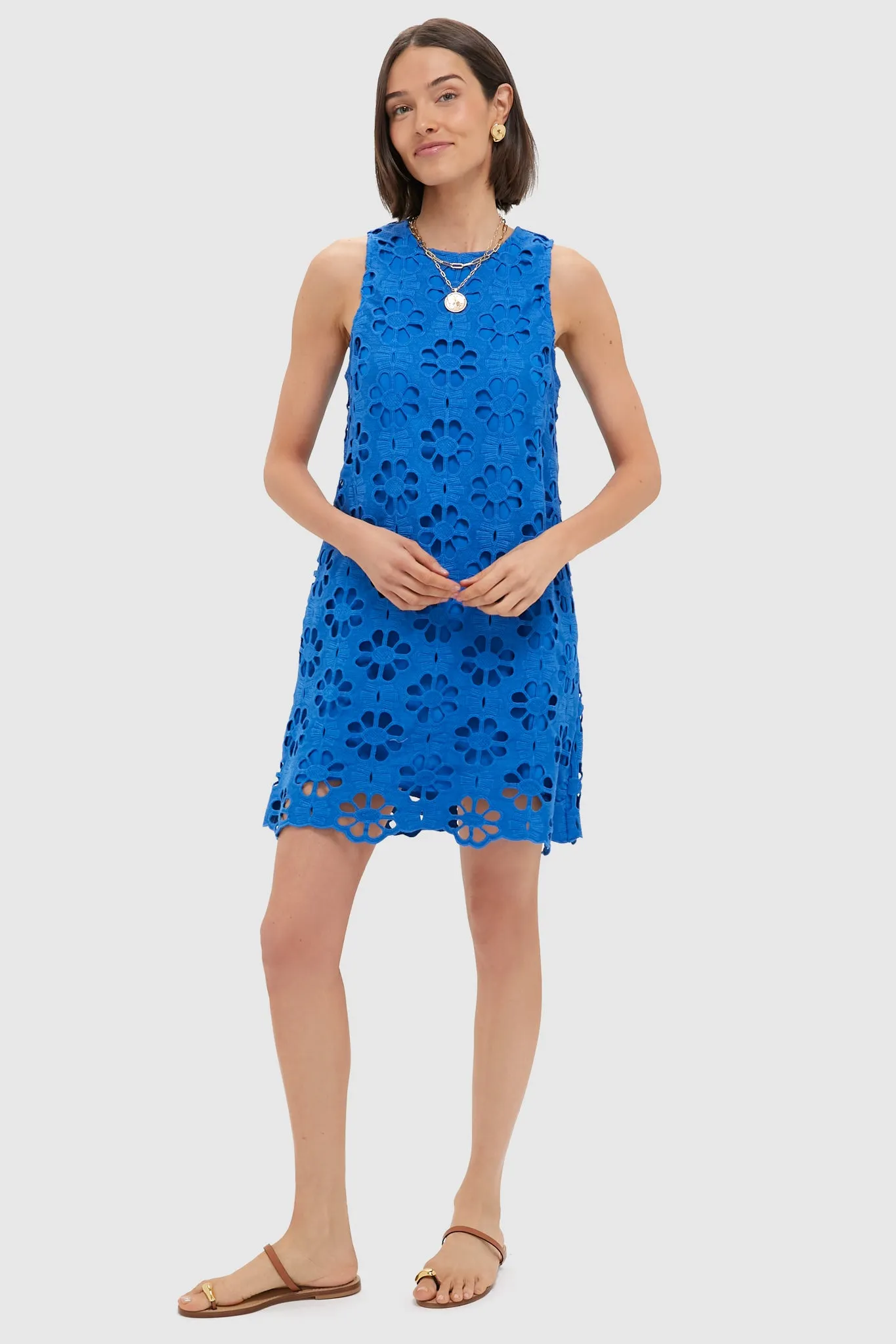 Sapphire Blue Lace Marlowe Dress