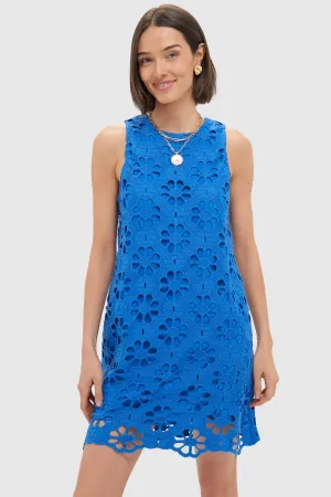 Sapphire Blue Lace Marlowe Dress