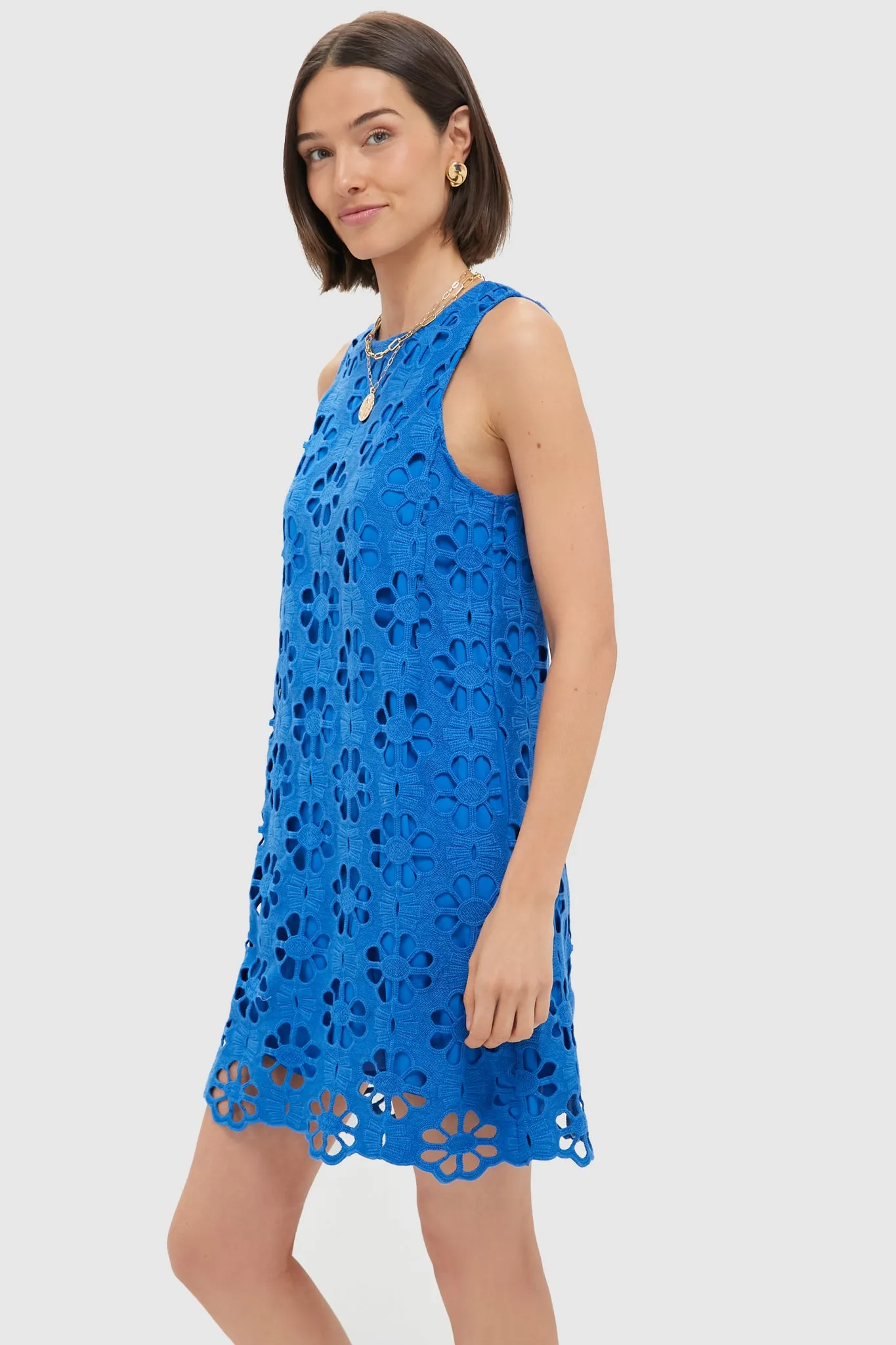 Sapphire Blue Lace Marlowe Dress