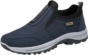 Shoes for Men Golf Hiking Versatile Office Solid Color Work Slip On Loafers