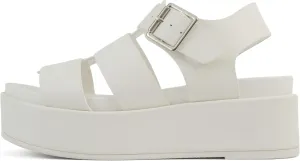 Soda "Bossi ~ Women Round Toe Flatform Fisherman Wedge Sandals with Adjustable Buckle