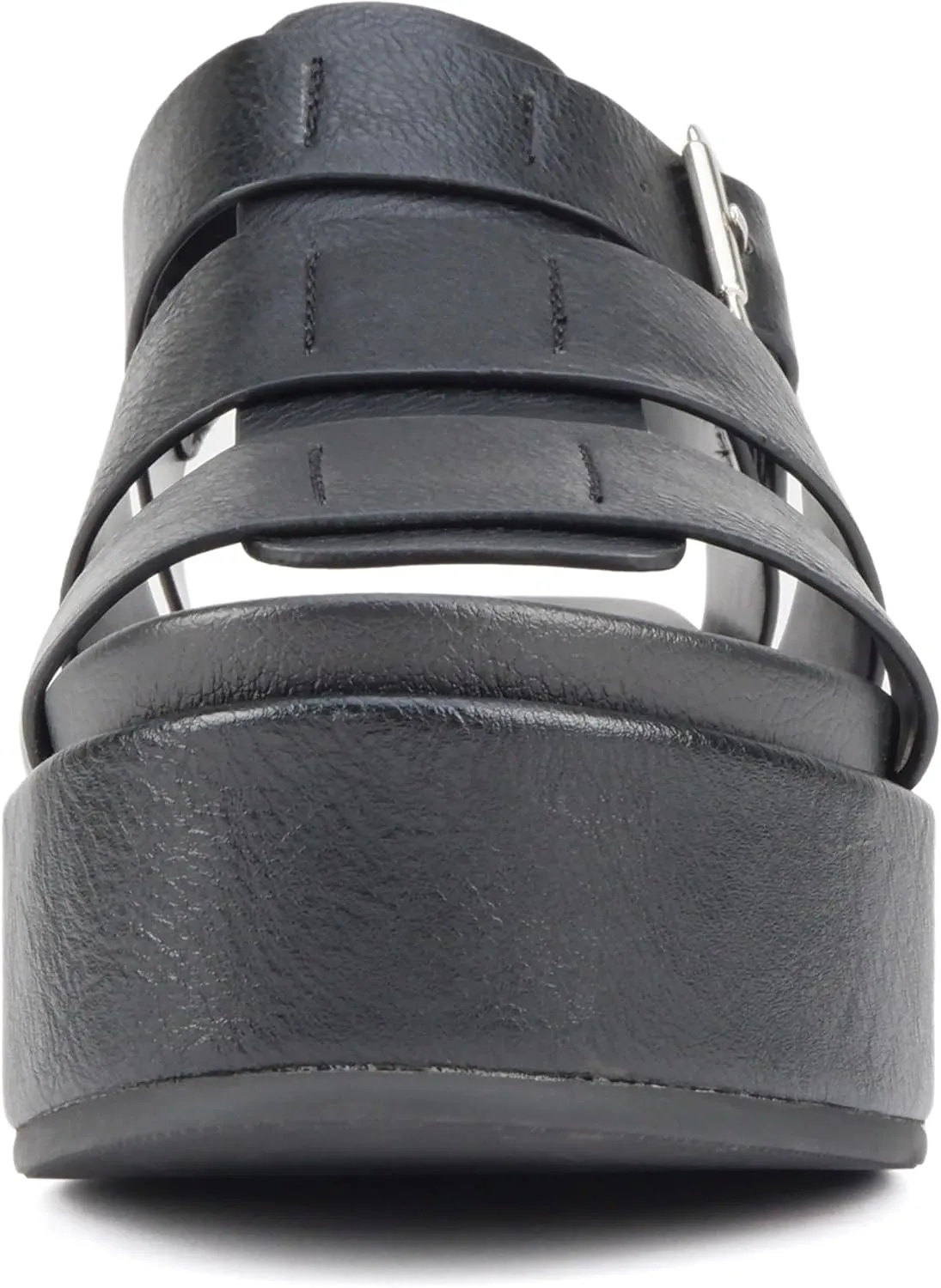 Soda "Bossi ~ Women Round Toe Flatform Fisherman Wedge Sandals with Adjustable Buckle