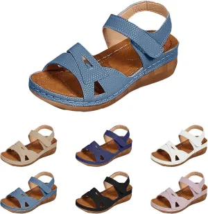 Summer Sandals For Women 2025 Comfortable Wedge Sandal Trendy Arch Upport Slip On Shoe Casual Orthopedic shoes
