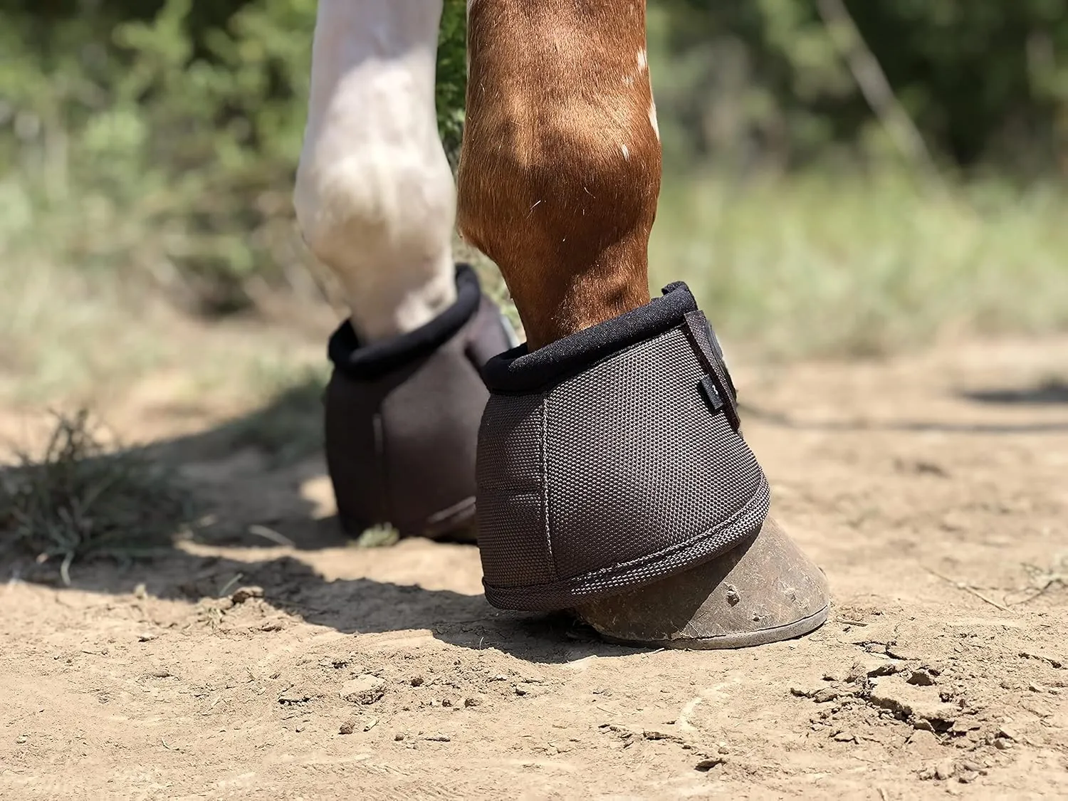 TGW RIDING 2520D Horse Bell Boots No-Turn Horse Bell Boots, Equine Ballistic Hoof Overreach Bell Boot, Pair