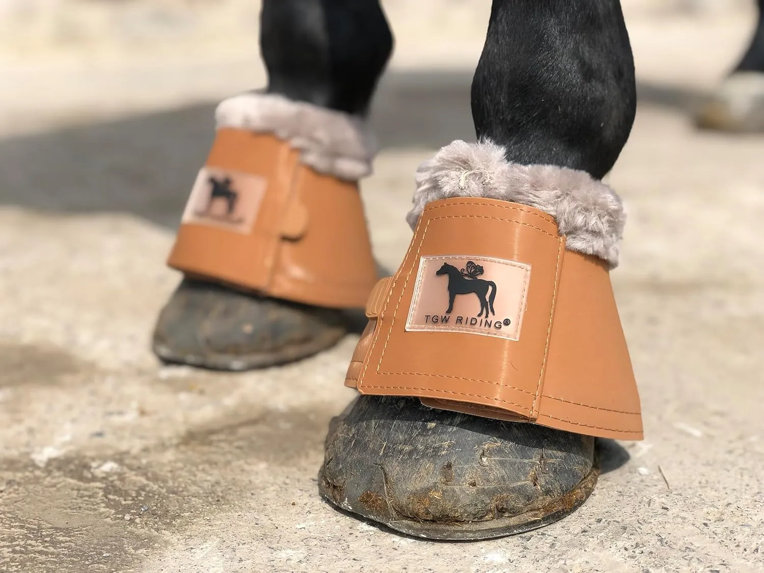 TGW RIDING Horse Bell Boots Dressage Horse Boots XL L M S