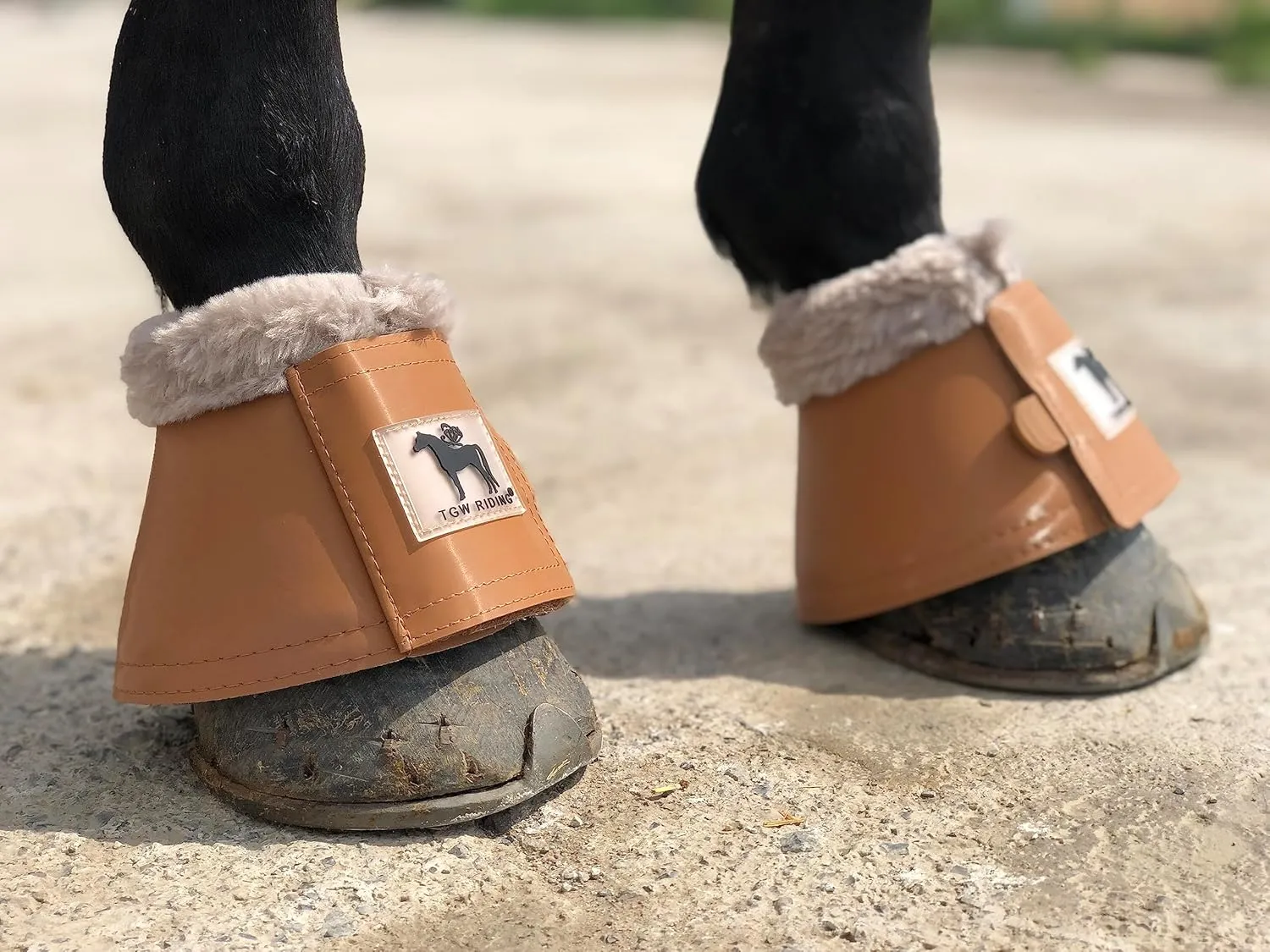 TGW RIDING Horse Bell Boots Dressage Horse Boots XL L M S