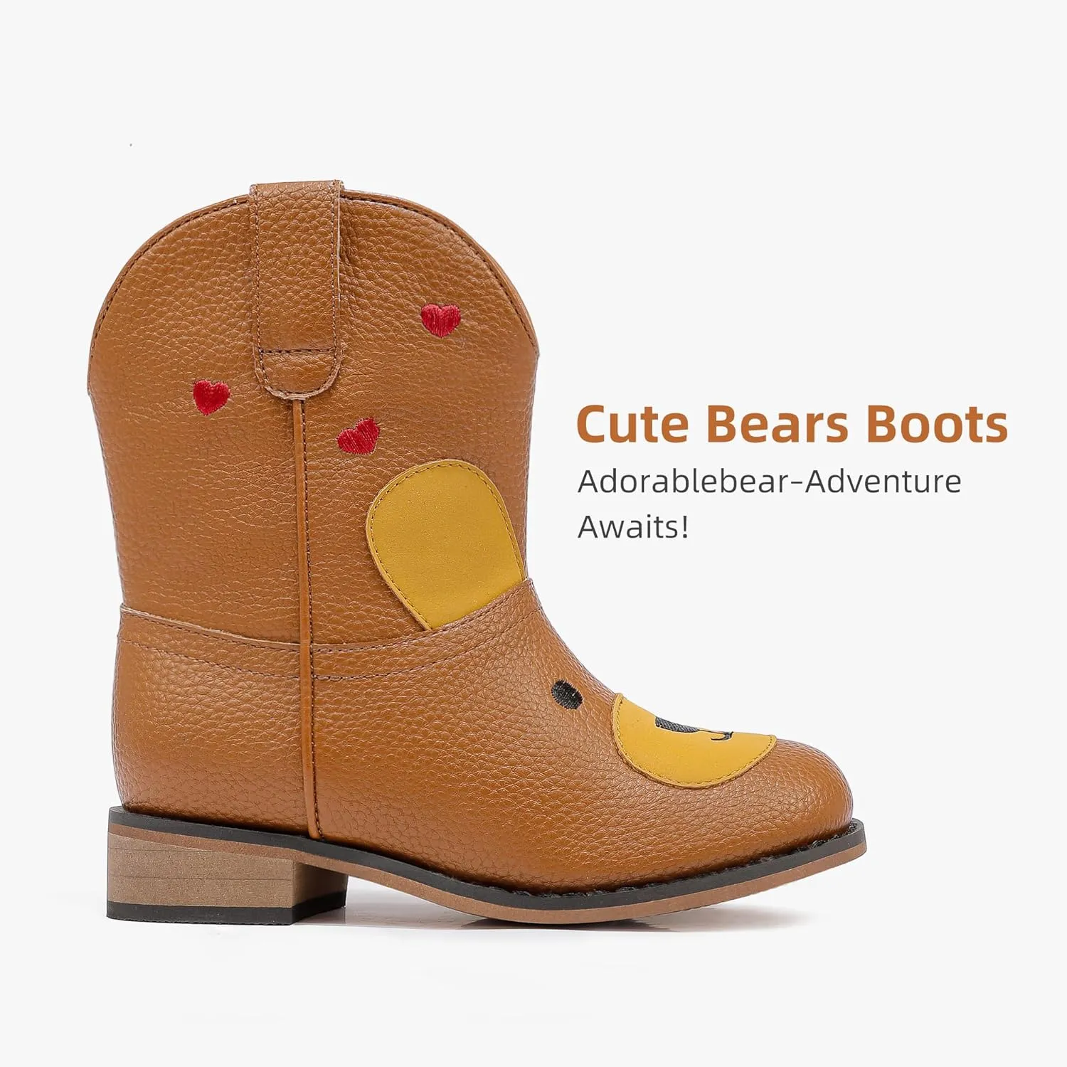Toddler Girls Cowgirl Boots Cowboy Boots for Boys Little Kids Boot Animal Zipper Ankle Western Riding Shoes Birthday Party Wedding