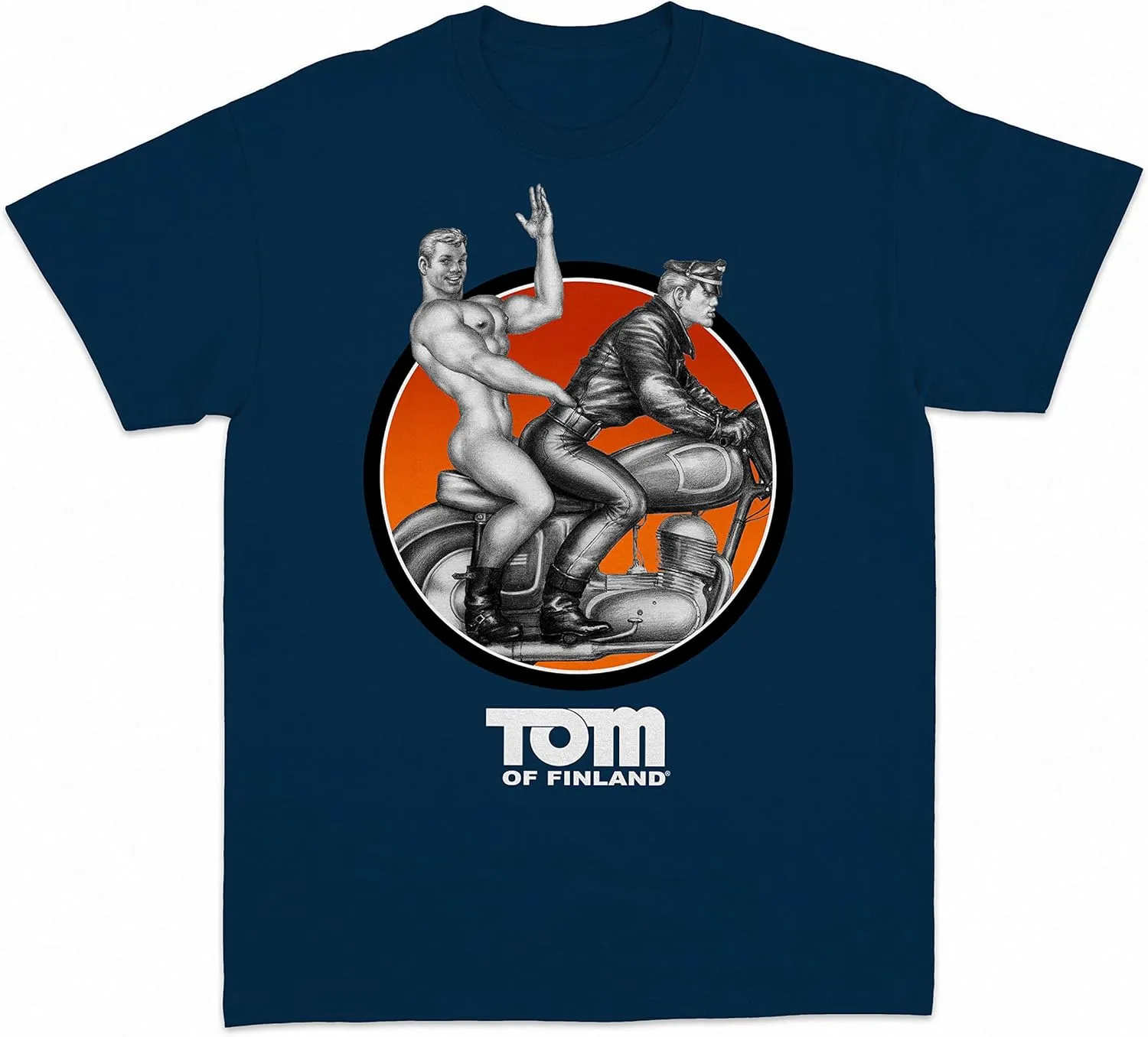 Tom of Finland Shirt Easy Rider (Gay, Leather Pants, Motorcycle, Mens, Print, T-Shirt)