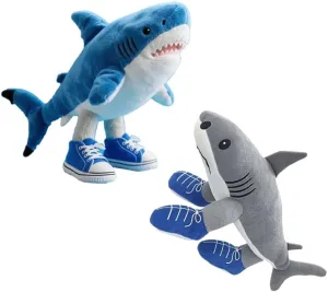 Tralalero-Tralala Merch Plush Shark Character Set Italian Brainrot Meme Shark in Sneakers Collectible Animals Figurine Gifts for Fans