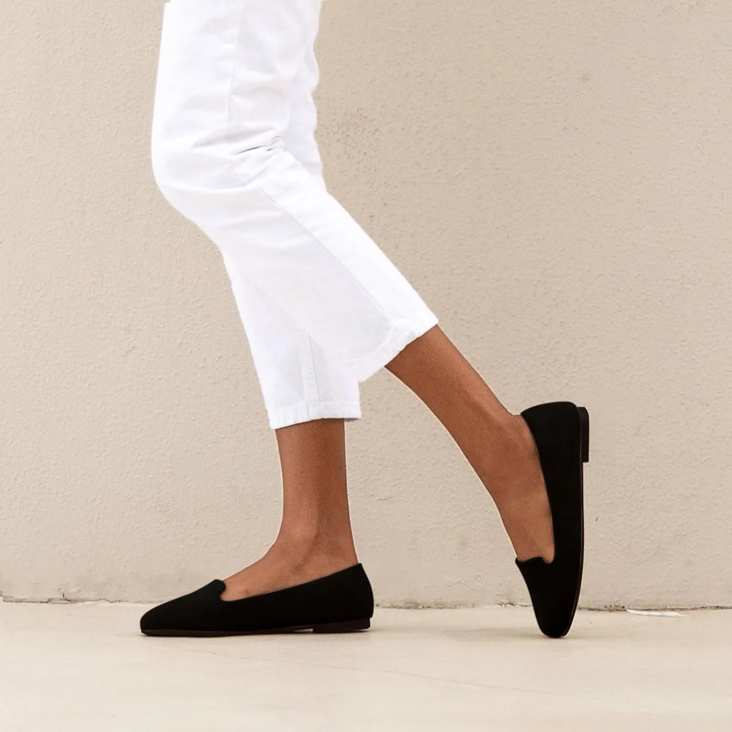 USSHOE Flats Shoes for Women Slip on Round Toe Comfortable Women's Flats Ballet Flats Shoes Loafers