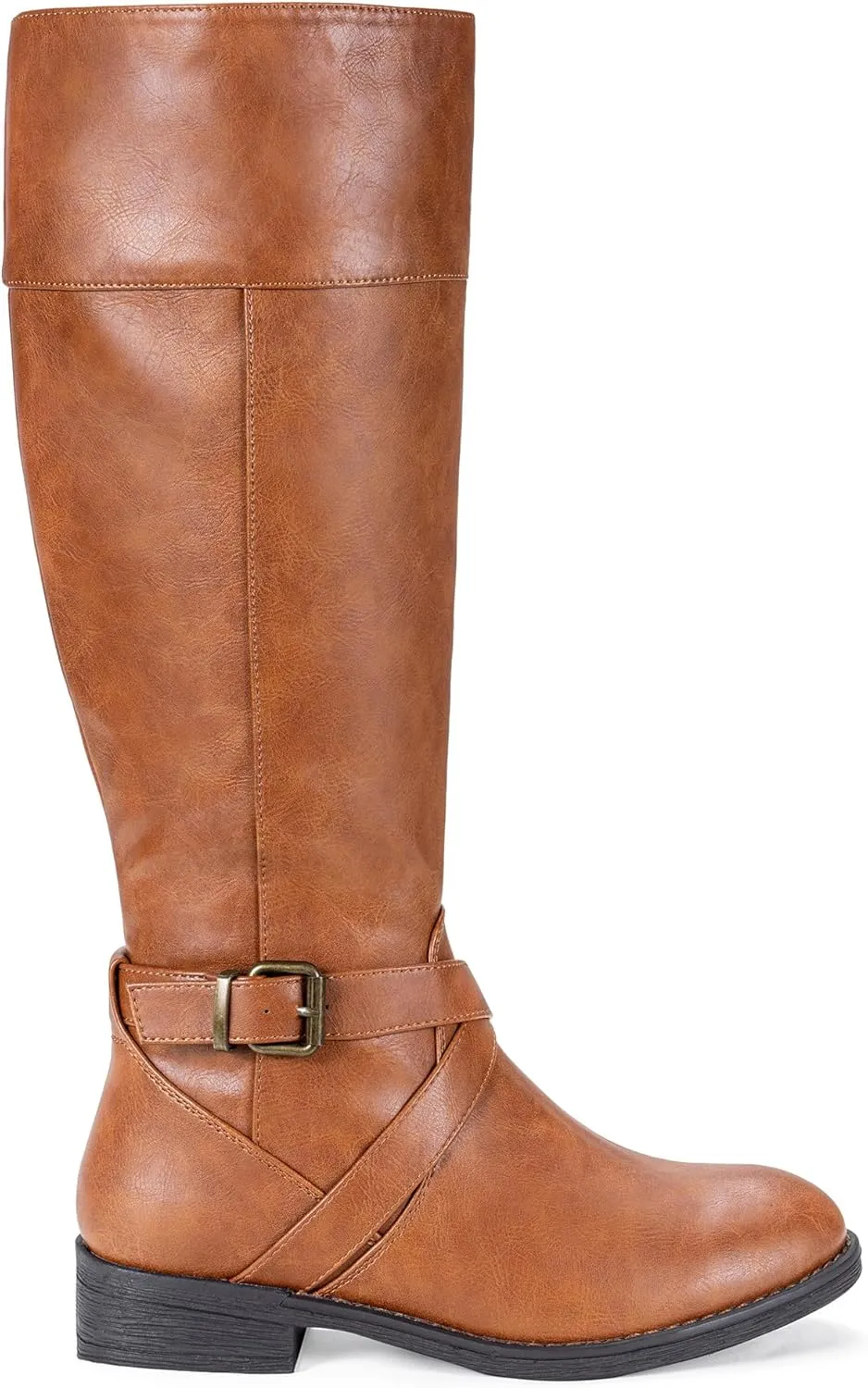 Vepose Women's 949 Knee High Boots,Tall Riding Boots Low Heel with Wide Calf