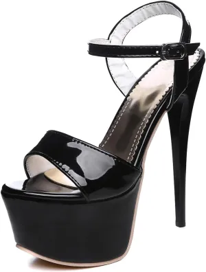 Women Fashion Stiletto High Heels Platform Sandals Open Toe Party Shoes