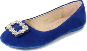 Women Loafers Flat Shoes Rhinestone Bow Summer Slip ons