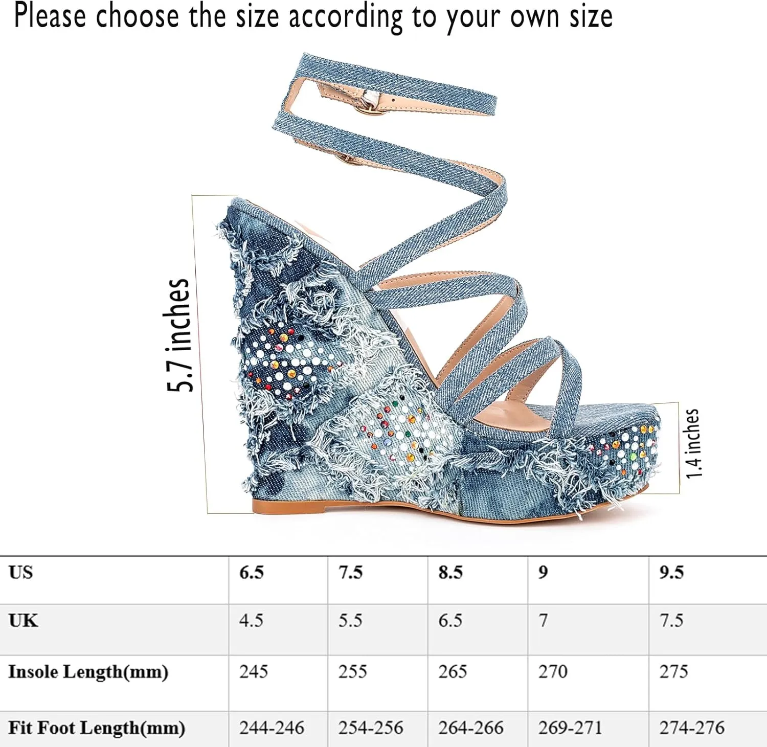 Women's Ankle Wrap Wedge Sandals Women's Cross Strap shoes Open Toe Height increase Sandals for Dressy Wedding and Party Women's shoes
