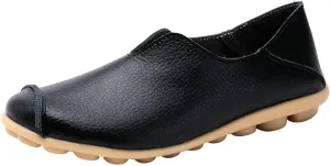 Womens Comfortable Loafers Round Toe Moccasins Driving Slip On Flat Shoes Casual Dressy Comfort Walking Boat Shoe