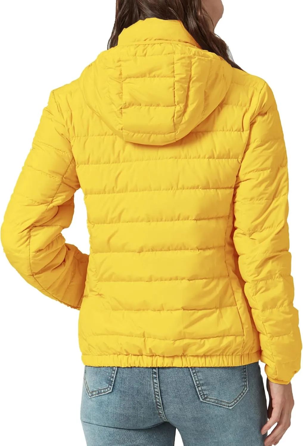 Women's Packable Puffer Jacket Hooded Lightweight Puffy Jackets Windproof Winter Coat