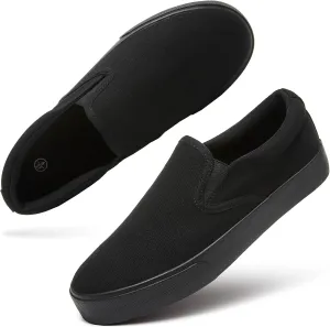 Women's Slip on Shoes Canvas Sneakers Loafers Non Slip Shoes Low Top Casual Shoes