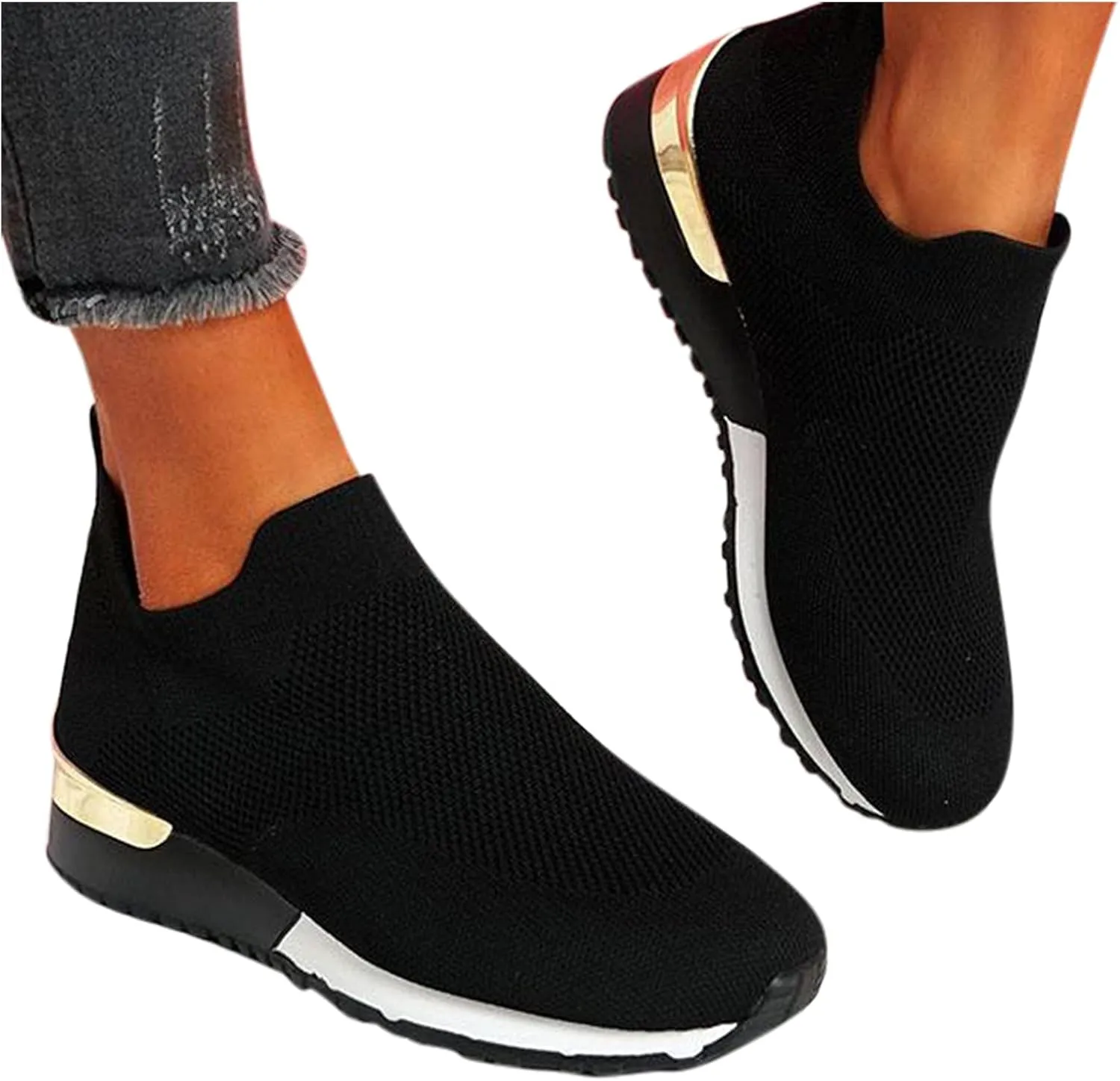 Women's Slip on Shoes Canvas Sneakers Loafers Non Slip Tennis Shoes Men Loafers Dress Casual Shoes Shoes Sneakers Black Tennis Shoe Trainers Shoe