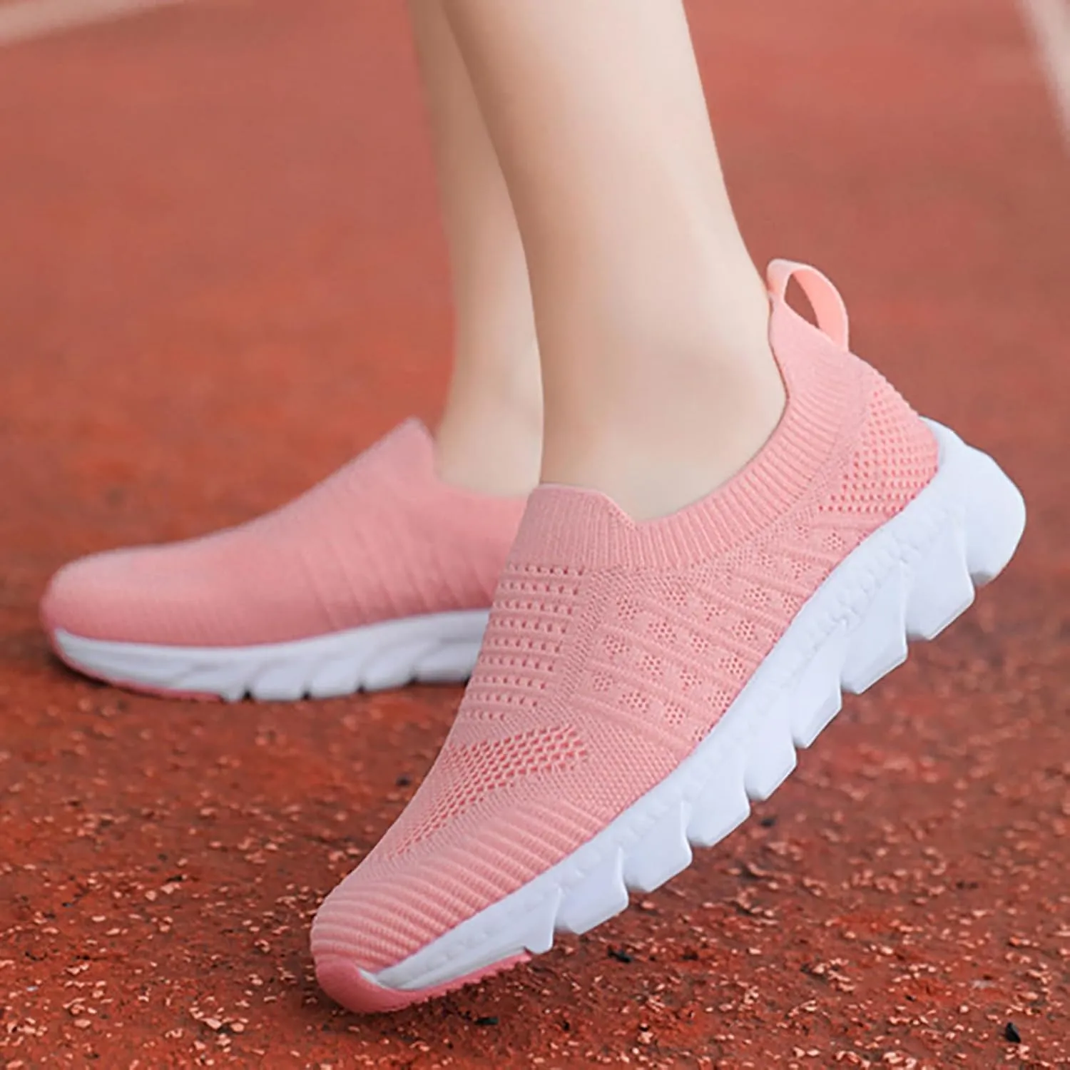 Womens Walking Shoes Sock Casual Ladies Fashion Sneakers Tennis Shoes Womens Casual Women Casual Shoes Walking Sneakers Platform Tennis Shoe Loafers Casual Slip On
