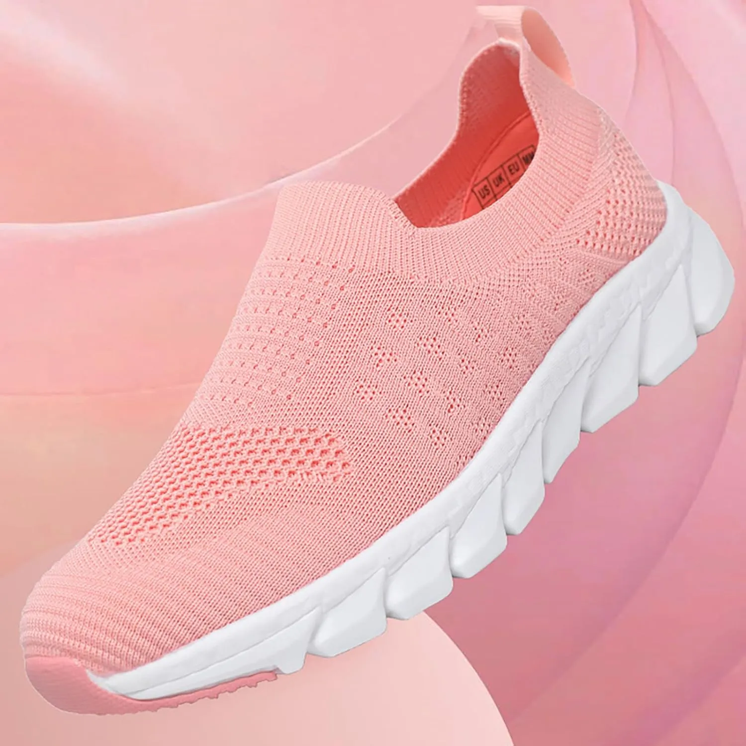 Womens Walking Shoes Sock Casual Ladies Fashion Sneakers Tennis Shoes Womens Casual Women Casual Shoes Walking Sneakers Platform Tennis Shoe Loafers Casual Slip On